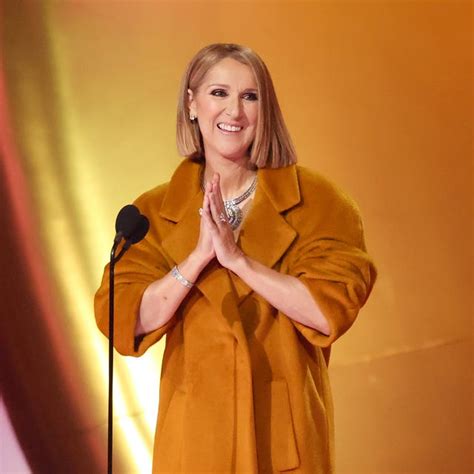 show Celine dion at Grammys